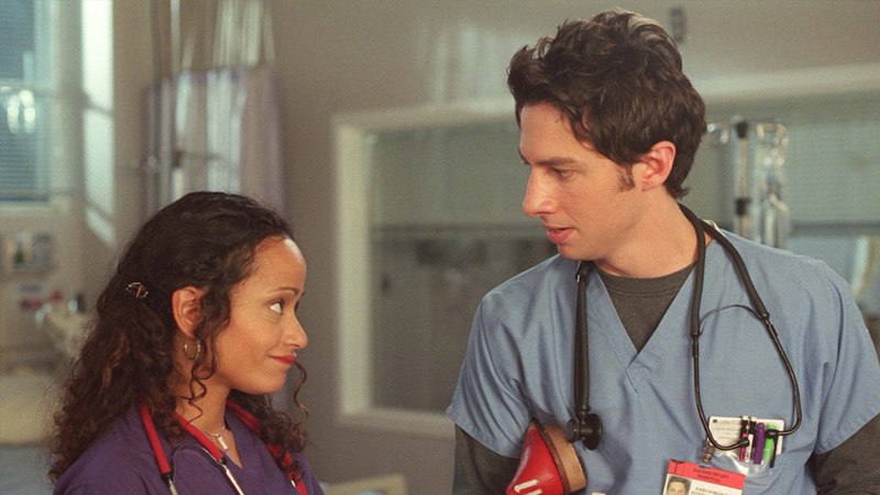 Carla and Turk from Scrubs (2001)