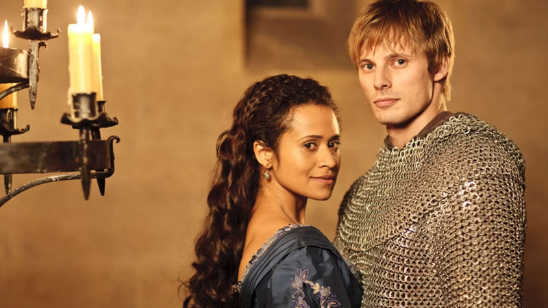 Gwen and Arthur from Merlin (2008)
