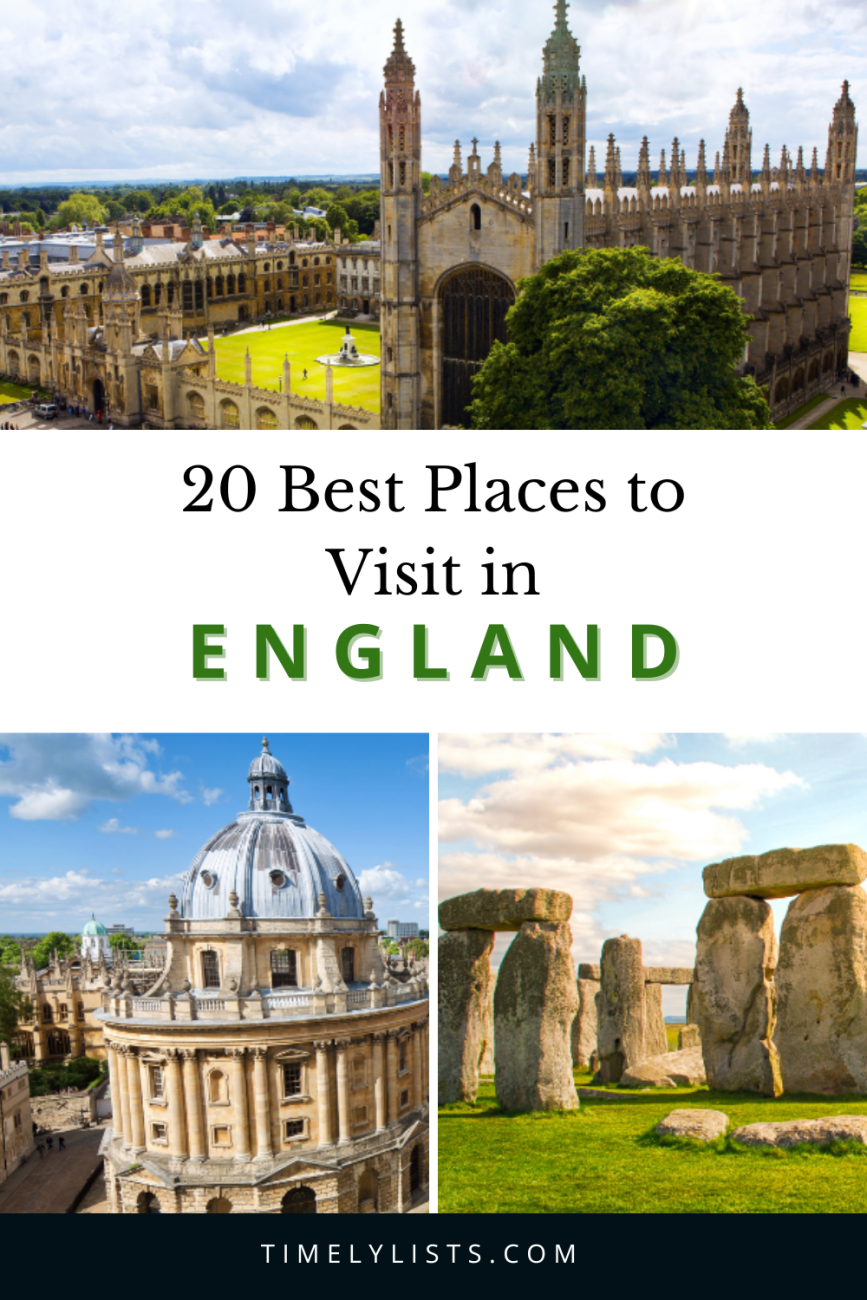 20 Best Places to Visit in England