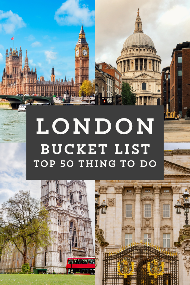 50 Things to Do in London 50 Things to Do in London